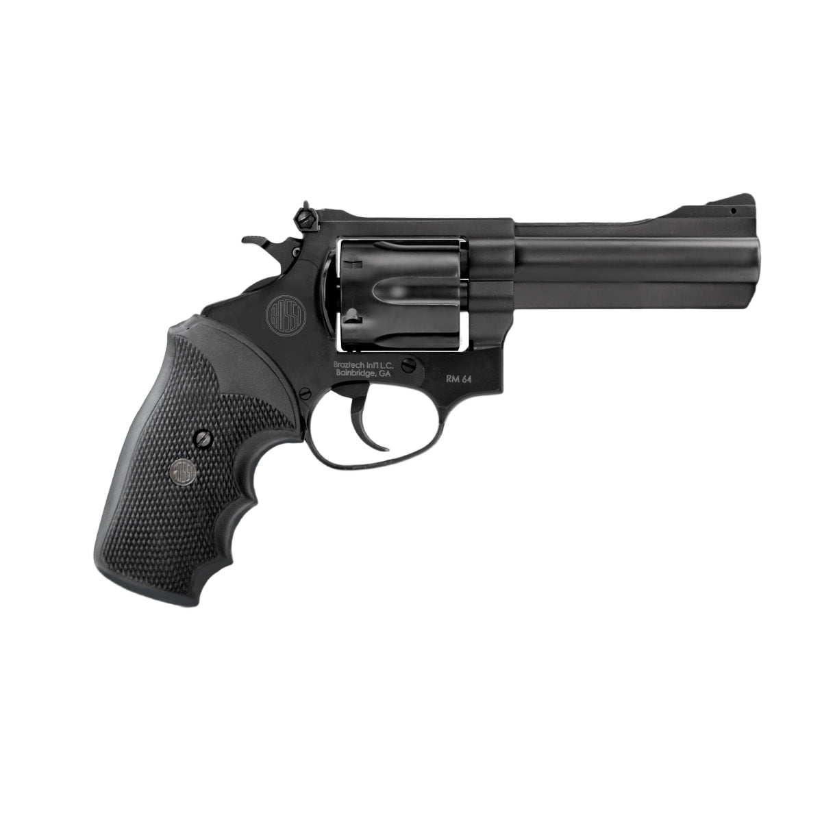 RM64 .38SPL 101MM 4" CAPC 525/360 BLK .38 SPL Carb. P.Cerakote Cabo de Borracha/Graphite Black
