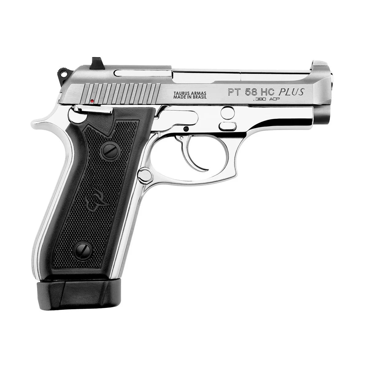 TAURUS PT 380ACP 3X15T IFO .380 ACP Inox fosco carreg. tiros