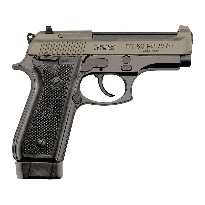 TAURUS PT 58HCP 380ACP 3X19T CPC TUNGS .380 ACP Carb. P.Cerakote carreg. tiros - Tungstênio