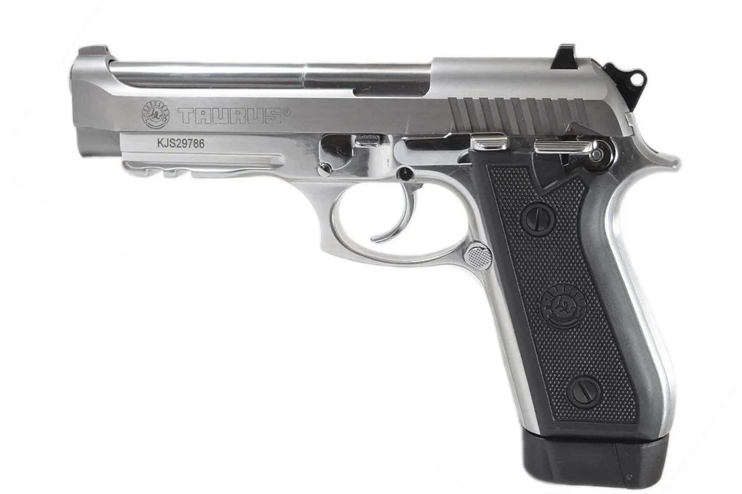 TAURUS PT59S/19 .380AUTO INOX FOSCO .380 AUTO Inox fosco carreg. tiros