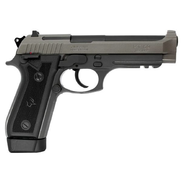 TAURUS PT 59S 380ACP 3X19T CFO TUNGS .380 ACP Carb. P.Cerakote carreg. tiros - Tungstênio