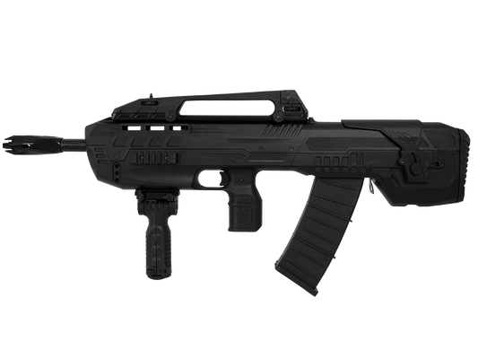 1493. - KRAL COMPACT BLACK - 12GaCANO 47cm (18,5")Quebra chamasMAG. FED3 MAGS (2+1 / 5+1 / 8+1)Case RígidoCarry Handle