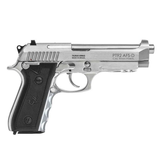 75005763TAURUS .9MM 92/17 5" INFO 9M M Inox fosco carreg. tiros