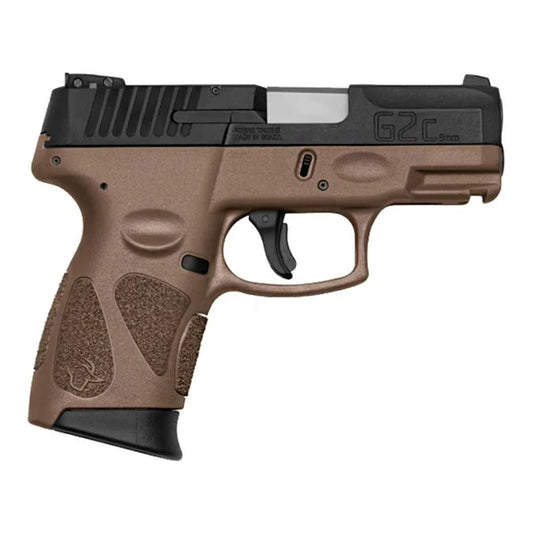 G2C 9X19 3X12T CFOMRSP449 MARROM 9MM Carbono fosco carreg. tiros - Brown