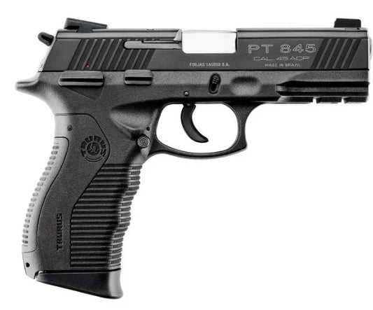TAURUS .45ACP PT845/12 4" TENEF .45 Teneferizado carreg. tiros