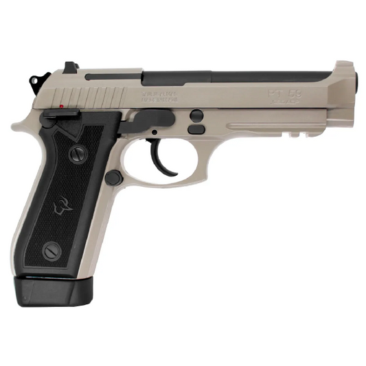 TAURUS PT 59S 380ACP 3X19T CFO SAND .380 ACP Carb. P.Cerakote carreg. tiros - Sand