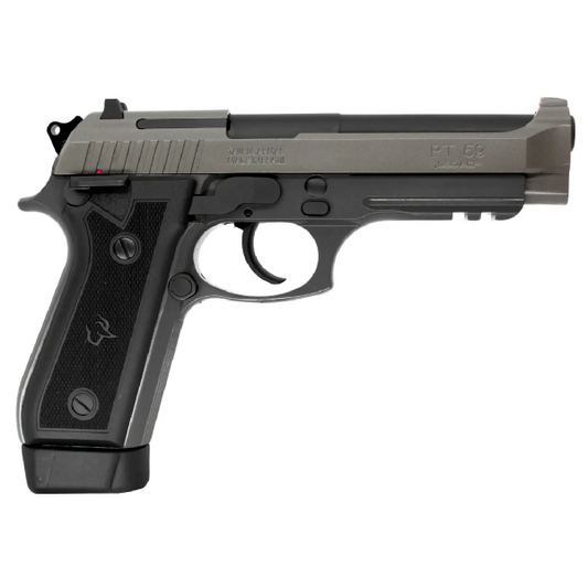 TAURUS PT 59S 380ACP 3X19T CFO TUNGS .380 ACP Carb. P.Cerakote carreg. tiros - Tungstênio